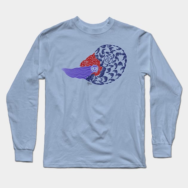 Nautilus Long Sleeve T-Shirt by fakelarry